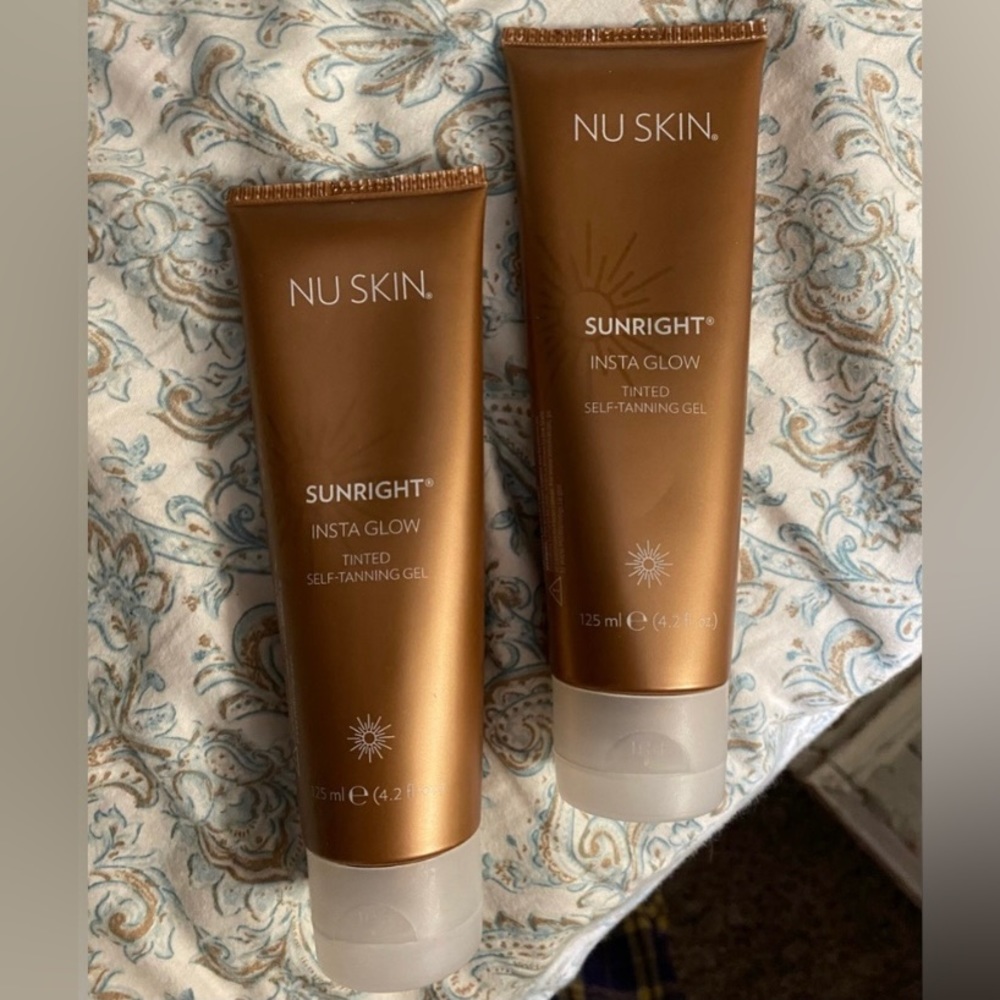 NuSkin Sunright Insta Glow sunless tanning gel- set of 2 unopened, brand new